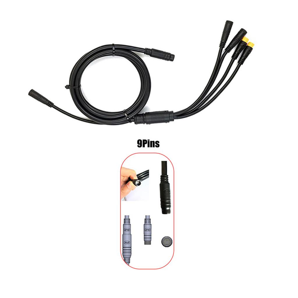 1T5 Водонепроницаемый кабельный контроллер Стоп-сигнал Ручка газа Дисплей Кабель для электровелосипеда Аксессуары для преобразования