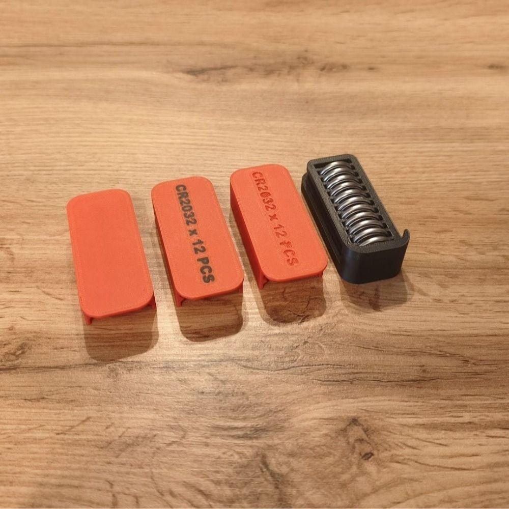 Shockproof Design Button Battery Organizer Portable Battery Organizer Box Outdoor Travel