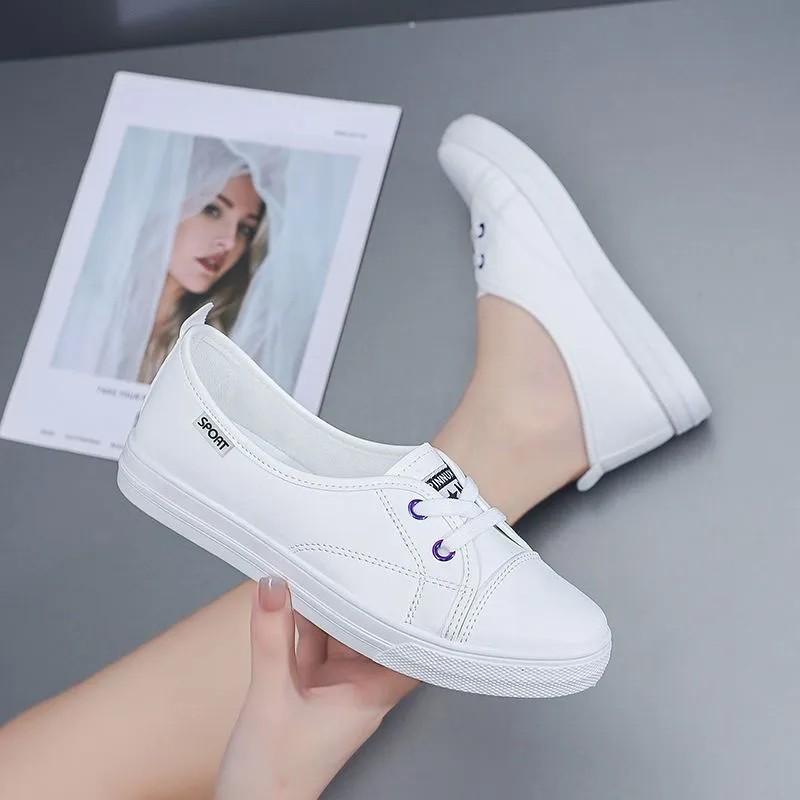 Little white shoes female new student Korean version versatile four-season skirt breathable mother shoes nurse shoes women's board shoes