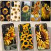 Чехол с подсолнухом для Redmi Note 12 Pro Plus для Redmi Note 10 8 9 11 Pro 12S 11S 10S 9S 9C 10C 12C