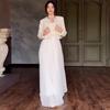 2024 Summer Elegant French Tea Break Style Two-Piece Sling Long Dress for Women