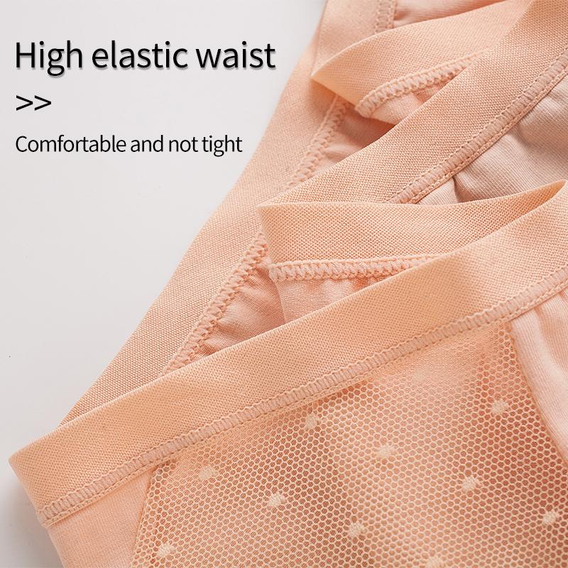 Большие размеры, 50-120 кг, женские трусики, сексуальные полые сетчатые трусики из чистого хлопка с промежностью, супер впитывающие физиологические трусики, нижнее белье, трусы