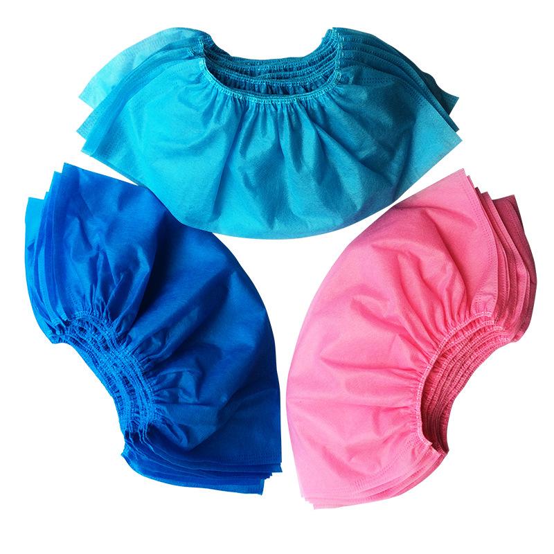 100 шт. Одноразовые Нескользящие Бахилы Толстые Нетканые Арктико-стойкие Разлагаемые для Дома Посещения Больницы Баня Сауна Защита