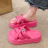 Fashion Shoes Women Slippers For Swimming Pool Pantofle Slides Platform Soft Beach 2025 Summer Casual Leisure Shoes House Slippers Plat