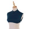 New Womens Muslim Modal Fake False Collar Islamic Hijab Extensions Turtleneck High Neck Cover Warmer Bright Solid Color Half Top