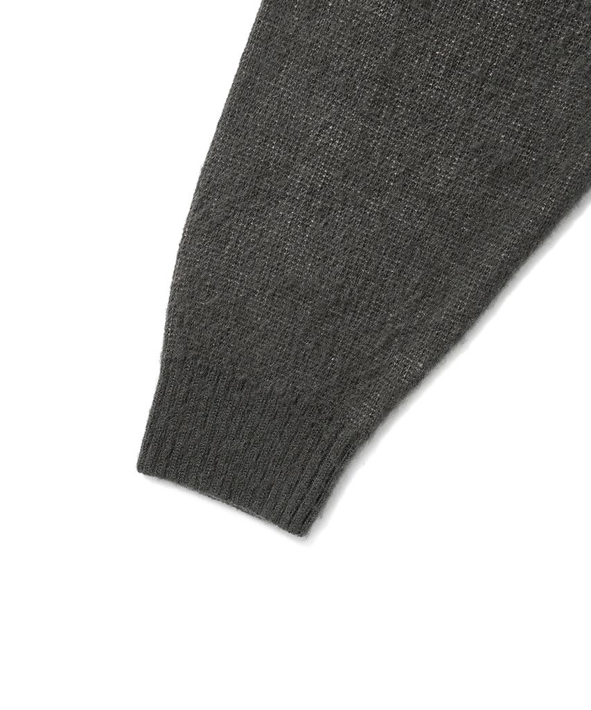 CAVISH Ivy Brushed Knit Sweater Charcoal(Cv2Efuk602A)