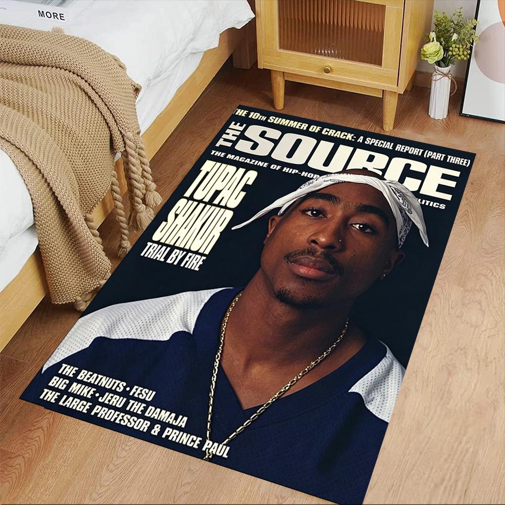 2pac Area Rug Perfect for Entryway Living Rooms Decorate room Dormitory Anti-slip Rug Decorate Offices Perfect Birthday/Christmas Gift Idea