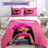 3pcs Custom Name Bratz Bedding Set Duvet Cover Closure Includes 1 Duvet Cover & 2 Pillowcases for All Seasons Bedroom Decor