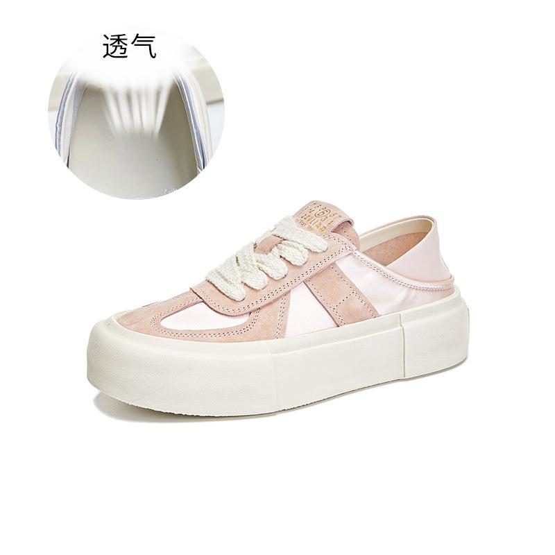 Кожаные маленькие белые туфли женские летние 2025 новые двухкомпонентные спортивные туфли для серфинга женские повседневные ретро женские туфли универсальные туфли детские