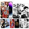 Katekyo Hitman Reborn Мягкий чехол для iPhone 16 17 Air 15 14 Pro Max 16E Чехол для телефона 13 Mini 12 11 7 SE 8 С рисунком Подходящие чехлы