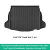 For Toyota Corolla Cross Petrol Version 2022-2026 Trunk Mats TPE Rear Seat Backrest Anti-Scratch Protector Mat Trunk Cargo Liner