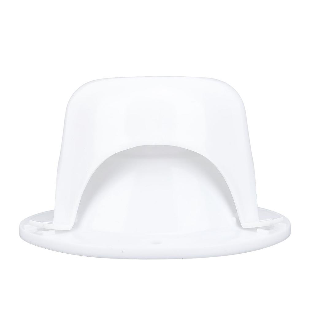 RV Plumbing Vent Cap Odor Resistant Easy Installation Roof Vent Cover for Trailer Motorhome Campervan White