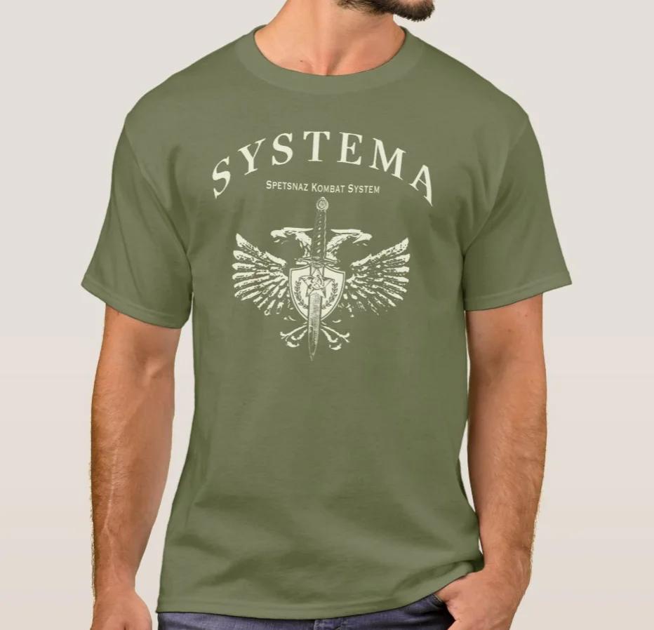 Soviet Russian Spetsnaz Combat System Systema Badge TShirt 100 Cotton ONeck Short Sleeve Summer Casual Unisexs Tshirt