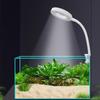 USB 8 Вт Аквариумный светодиодный светильник Clip-on Light 360-градусный вращающийся светильник для аквариумов для выращивания растений в соленой воде 4 цвета регулируемый