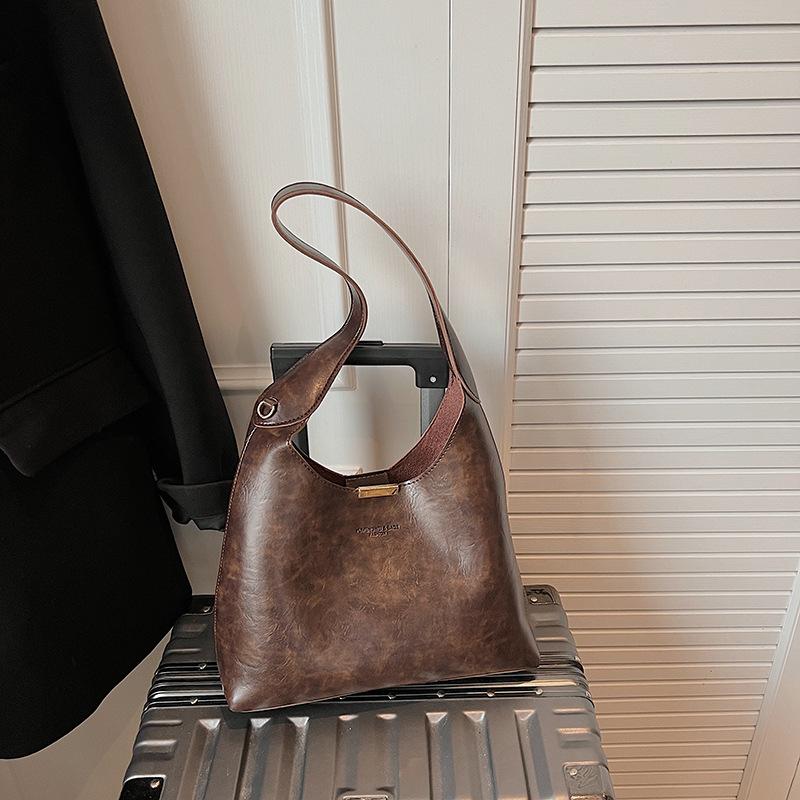 Премиальная ретро-сумка женская новая осенне-зимняя модная сумка через плечо большой вместимости дорожная сумка