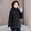 2024 Women's Mid-Length Loose Cotton-Padded Winter Jacket - Plus Size, Fashionable, Thickened Outerwear