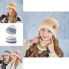 Childrens Knit Beanie Hat Set With Windproof Ear Protection For Winter Outdoor Use