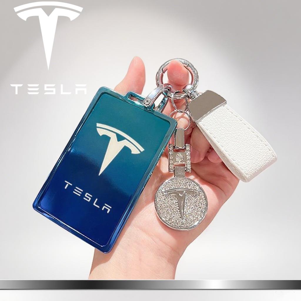 CREKH1 TPU Car Smart Remote Key Case Cover Protector Holder Shell Bag For Tesla Model 3 Model S Model X Model Y Keychain Accessories
