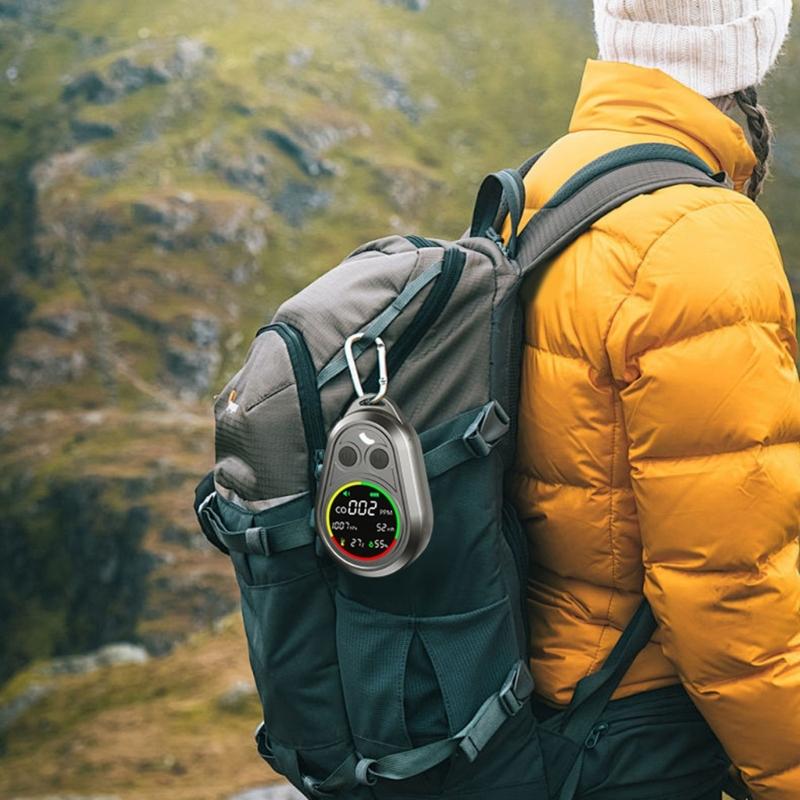 Carbon Monoxide Detectors Measuring Atmospheric Pressure Temperature Altitudes Humidity Outdoor Multifunction CO Meter