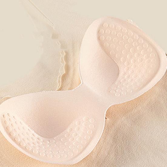 Женский бесшовный жилет с нагрудными вкладышами, без рукавов, толстый немецкий бархат, термобелье, сохраняющее тепло, эластичный, с V-образным вырезом, кружевной топ, зимняя базовая модель