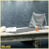 Beach mat, foldable deckchair with backrest, for sunbathing, light 2-in-1 bag