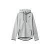 Nike Спортивная толстовка с капюшоном Tech Fleece OG на молнии, темно-серый меланж FD0741-063