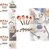 Rose Gold Stainless Steel Measuring Tool Kit With Graduated Cups And Spoons For Kitchen