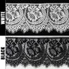 16*300cm Lace Fabric Lace Embroidered Ribbon Lace Trim Dress DIY Garment Curtains DIY Sewing Supplies Decor Accessories