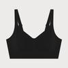 FINETOO Plus Size Women's Widened Shoulder Strap Bra Seamless Mesh Pull-up Underwear Female Full Coverage Vest Sport Bralette