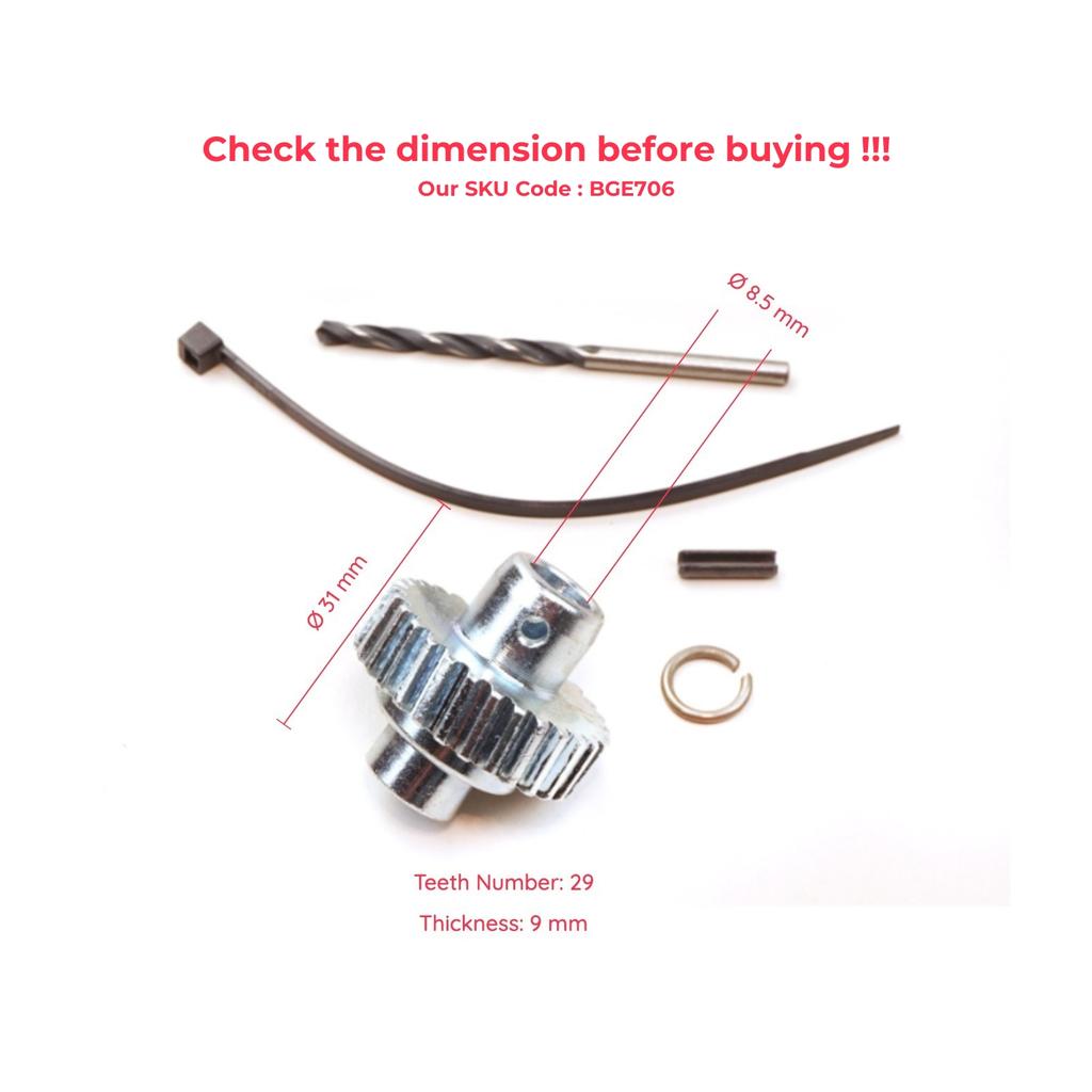 EGE706 Seat Height Adjuster Motor L0077529AC Repair Gear 31 mm for Ford Mondeo MK4 S-Max 2012-On