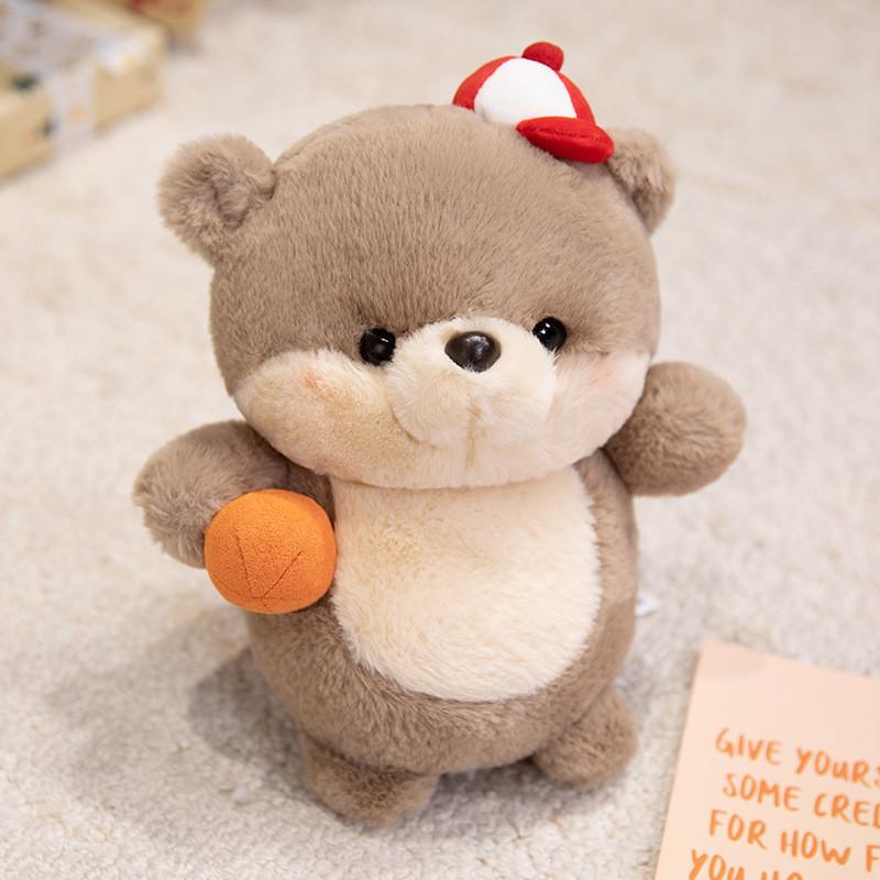 Toy Otter Plush Cartoon Stuffed Doll Decoration For Office Bedroom And Gift