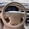 Для Volvo S80 2006-2009 XC70 2007-2010 V70 2009 Бежевая Ручная прошивка Нескользящая Кожаная Накладка на Руль Автомобиля