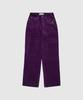 HAINT Hazel Straight-Cut Corduroy Pants 6Col_Purple