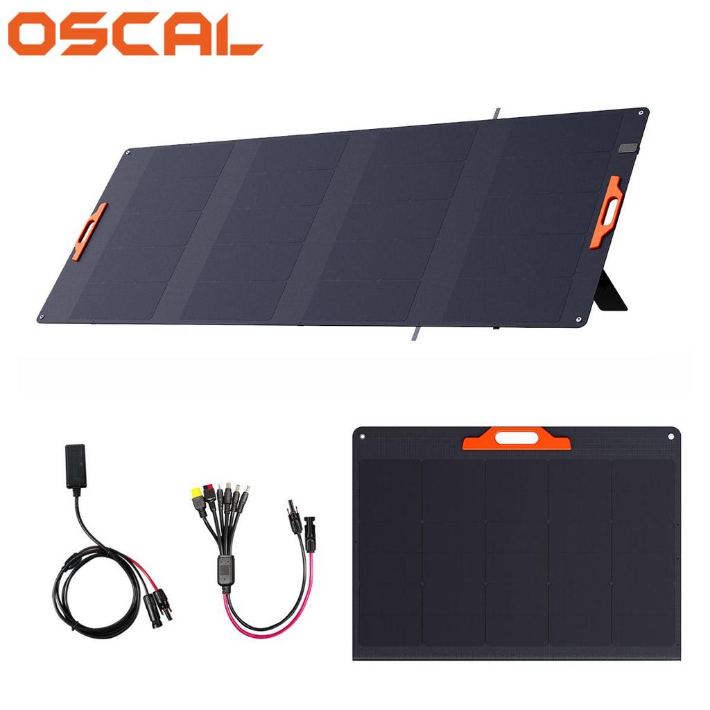 Blackview OSCAL PM400 SE 400W Solar Panel, portable solar modules with adjustable stand