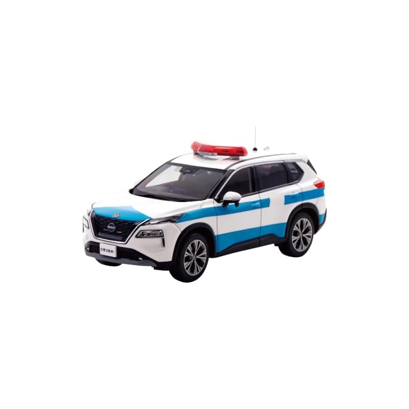 RAI'S 1/43 Nissan X-Trail S e-4ORCE (Т33) 2022 Автомобиль реагирования на чрезвычайные ситуации мобильного подразделения Департамента безопасности Главного управления полиции (Готовый продукт)