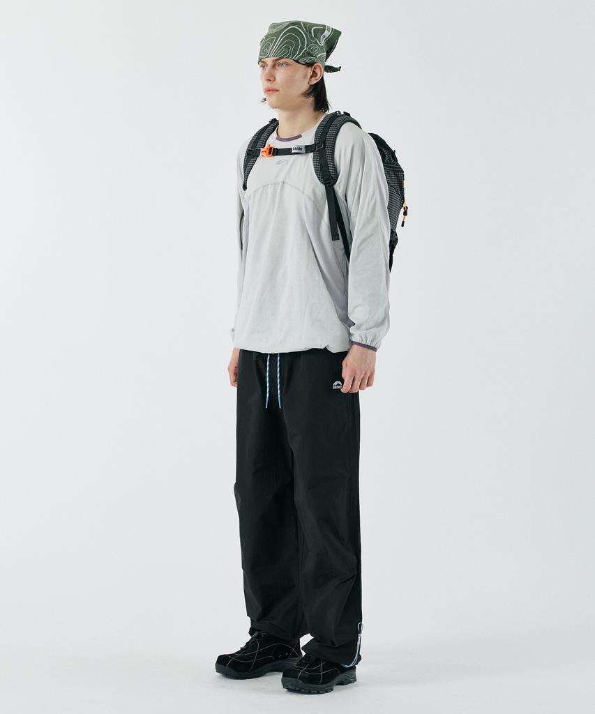 SANRO [Unisex] Side String Pants - Black