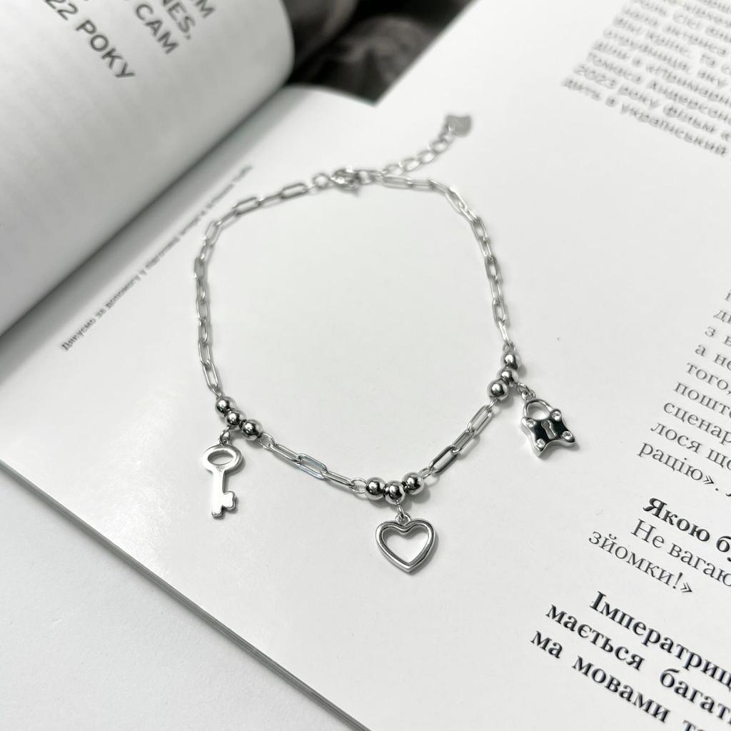 Серебряный браслет с фианитами (2137924)