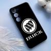 Чехол для телефона с логотипом автомобиля Buick для Samsung S25 Ultra S24 S23 S22 S21 S20 Plus Fe Galaxy A54 A53 A34 A25 Силиконовый чехол