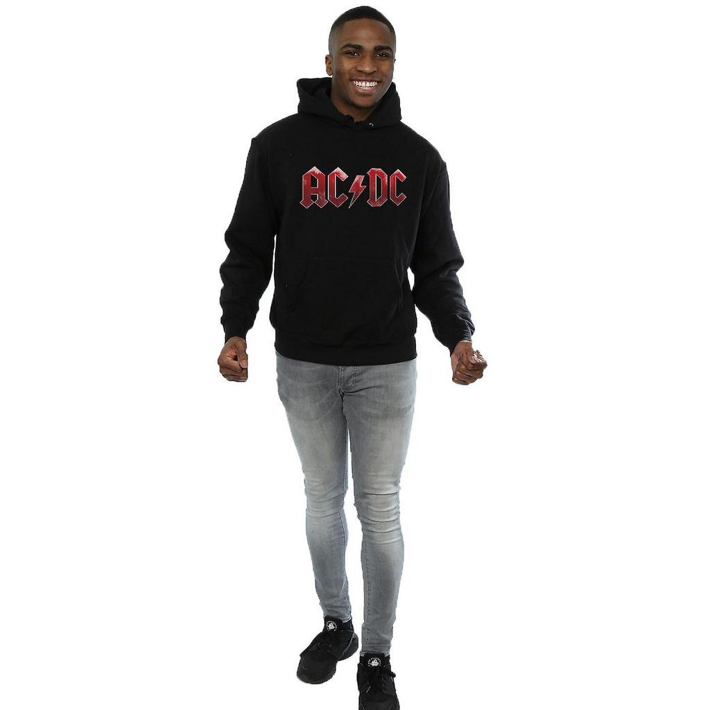 AC/DC Mens Ice Logo Cotton Hoodie