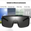 Зеркало Ветрозащитный УФ-Солнцезащитный Большой Защитный Защитный Козырек Солнцезащитные Очки Большая Оправа Велосипедные Очки