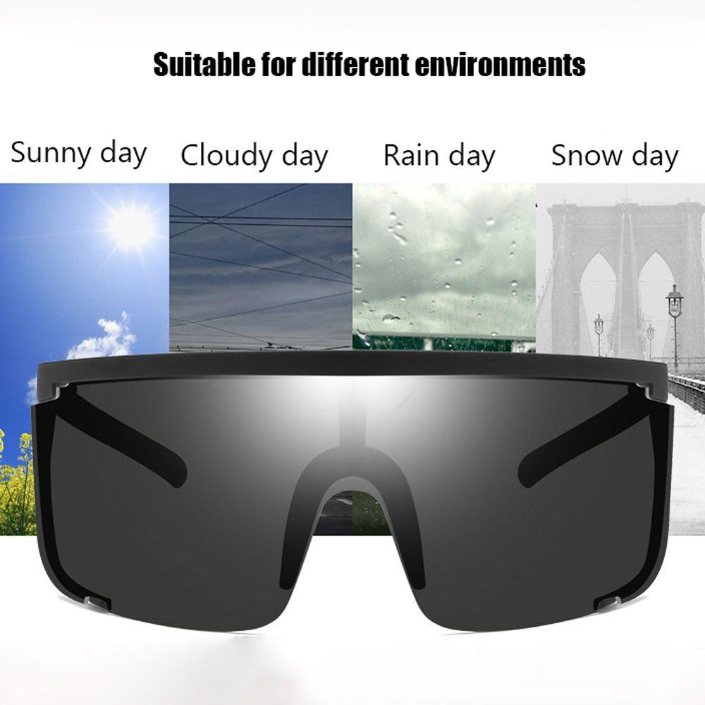 Зеркало Ветрозащитный УФ-Солнцезащитный Большой Защитный Защитный Козырек Солнцезащитные Очки Большая Оправа Велосипедные Очки