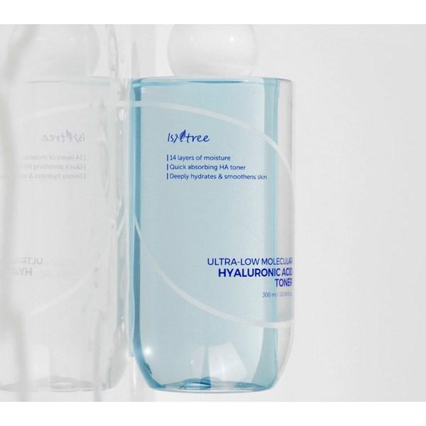 Корейская косметика Isntree, тоник с ультранизким содержанием гиалуроновой кислоты.