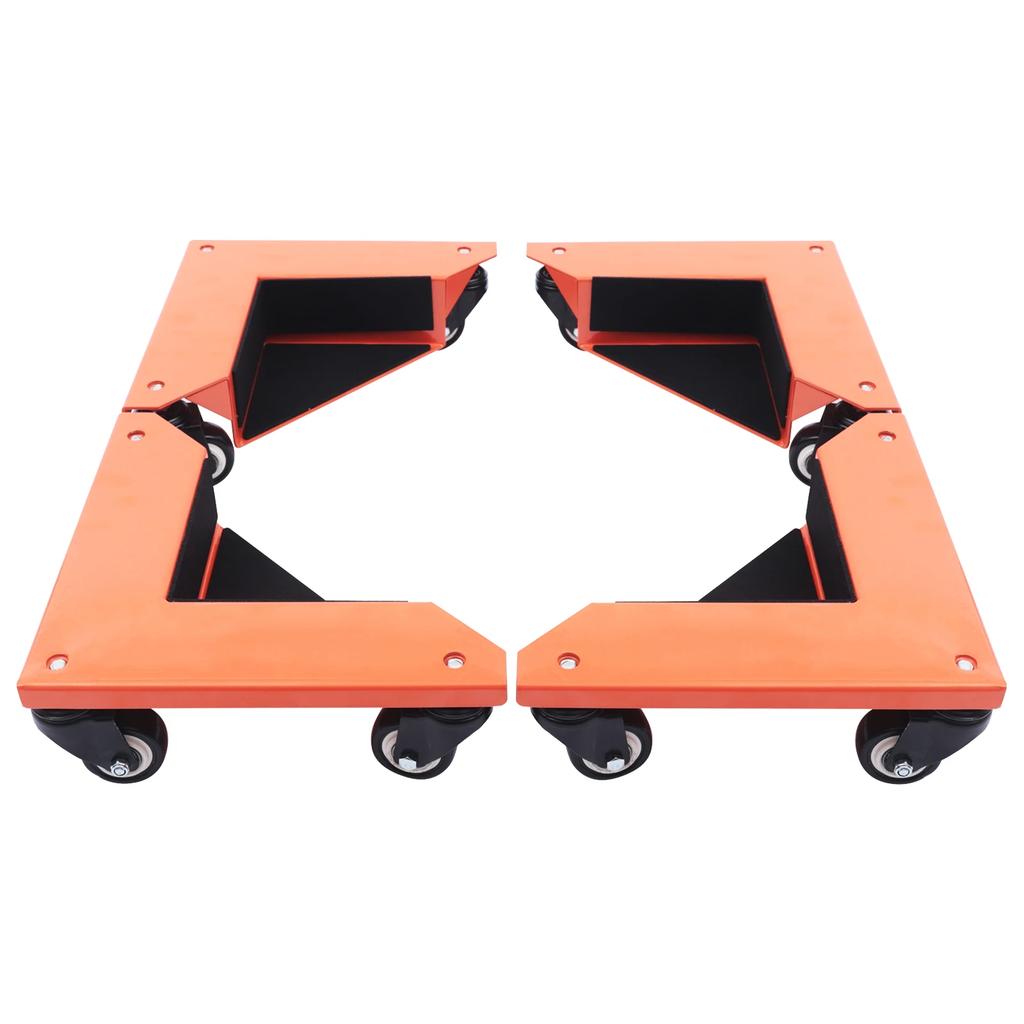 4 Pcs Furniture Rollers Heavy Load, Roller Set Mover Desk Cabinet Corner Dolly, Transport Rollers for Rectangular Objects