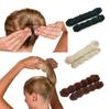 2PCS Hair Bun Maker Donut Magic Foam Sponge Easy Big Ring Former Hair Styling Tools Accessories For Girls Hair Donut Braider