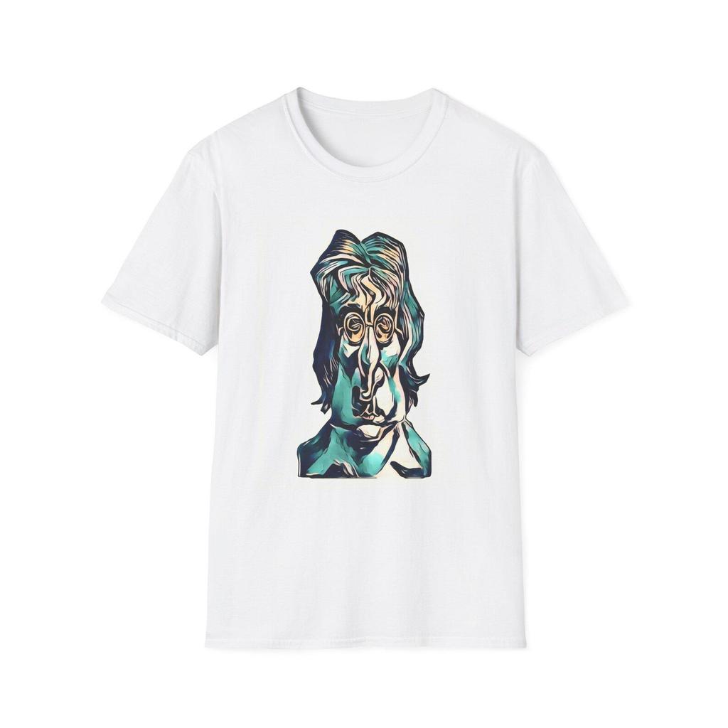 Lennon Graphic Tee: Unisex Artistic Softstyle T-Shirt