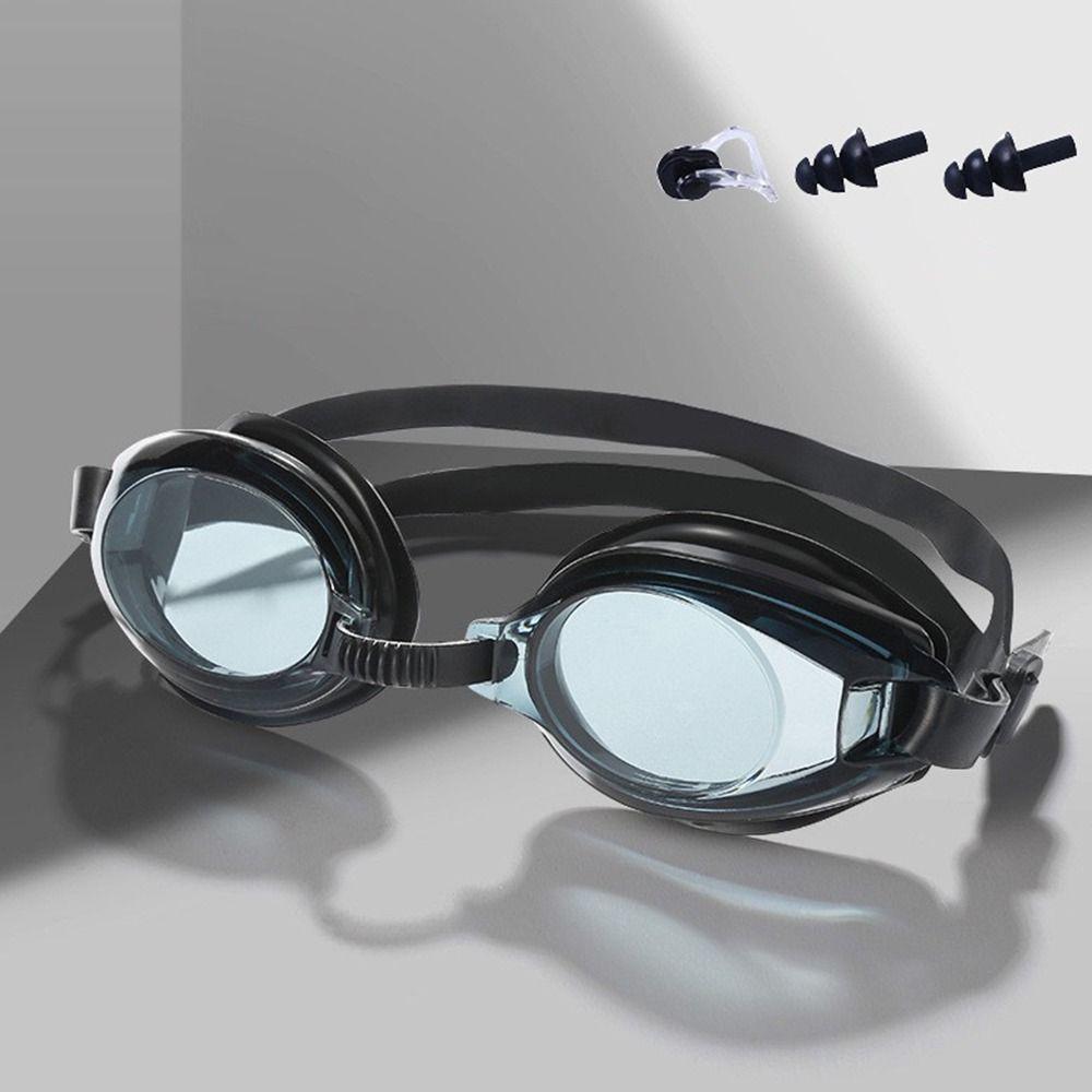 HD Clear Lens Waterproof Swim Eyewear Soft Silicone Eye Seal Anti Fog Swimming Mirror  Water Sports