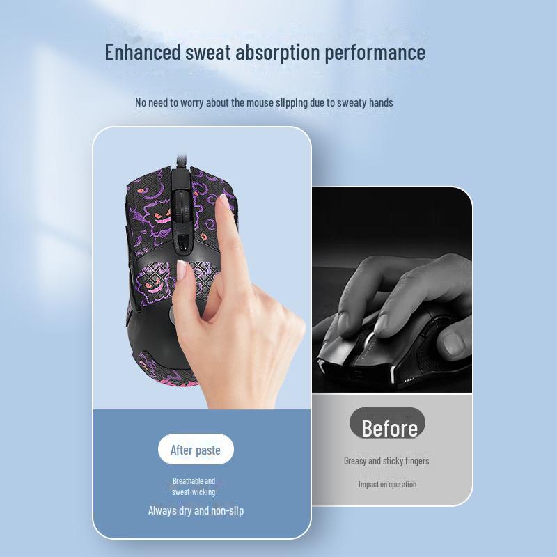 Logitech G703/G603/G403 Mouse Anti-Slip, Sweat-Absorbent, Sweat-Proof Side Stickers & Foot Pads