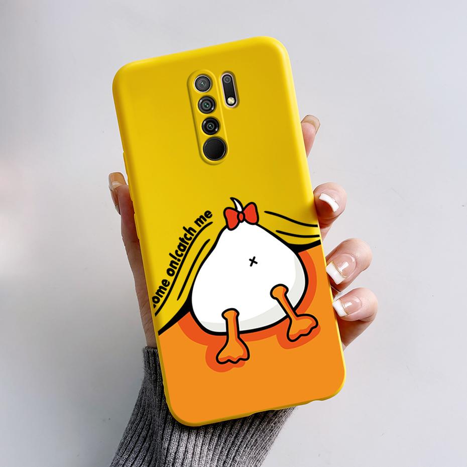 Чехол для Xiaomi Redmi 9 Чехол-крышка для Redmi 9 Prime M2004J19G M2004J19C redmi9 Милый Мультяшный Медведь Силиконовый ТПУ Мягкий Чехол для Телефона Задняя Крышка