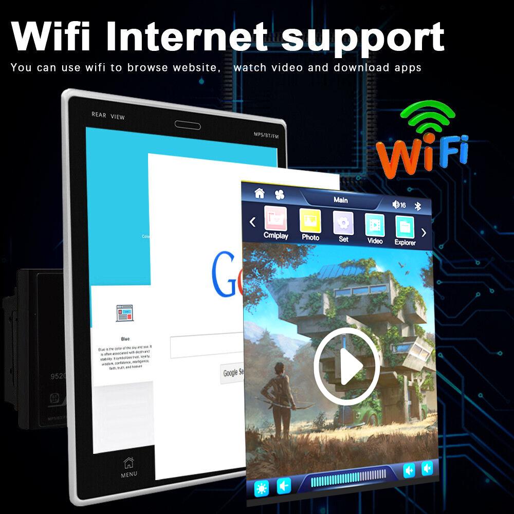 2din CarPlay 9,5-дюймовый вертикальный экран Android Радио Автомобильный мультимедийный плеер GPS-навигация Головное устройство Стерео Wi-Fi
