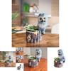 Stylish Owl Planter Elegant Resin Flower Pot For Contemporary Home Dcor